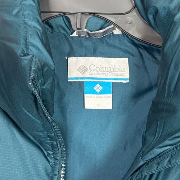 COLUMBIA Women's Puffect Colorblocked Jacket- night wave Small MSRP $180 - Picture 4 of 7